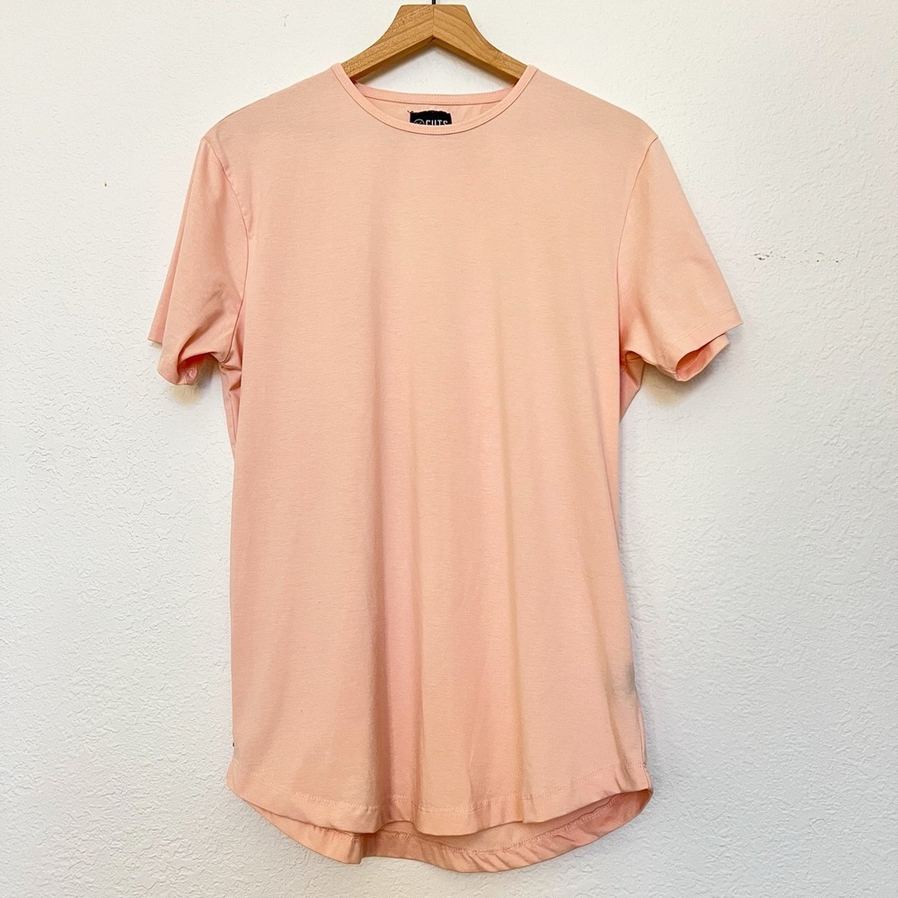 CUTS Men's T Shirt Large Apricot